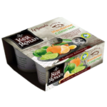 Yaourt au fruit plus précisément a la mandarine et au citron vert