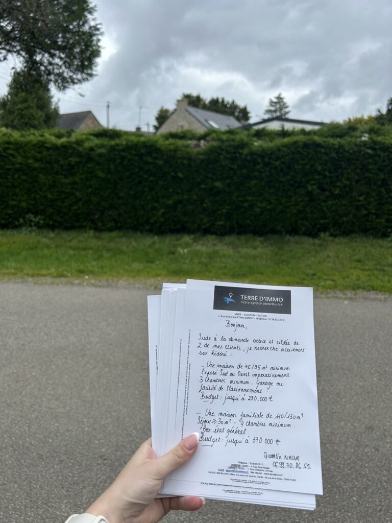 Prospection pour Terre d’immo