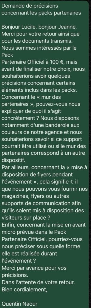 Le mail