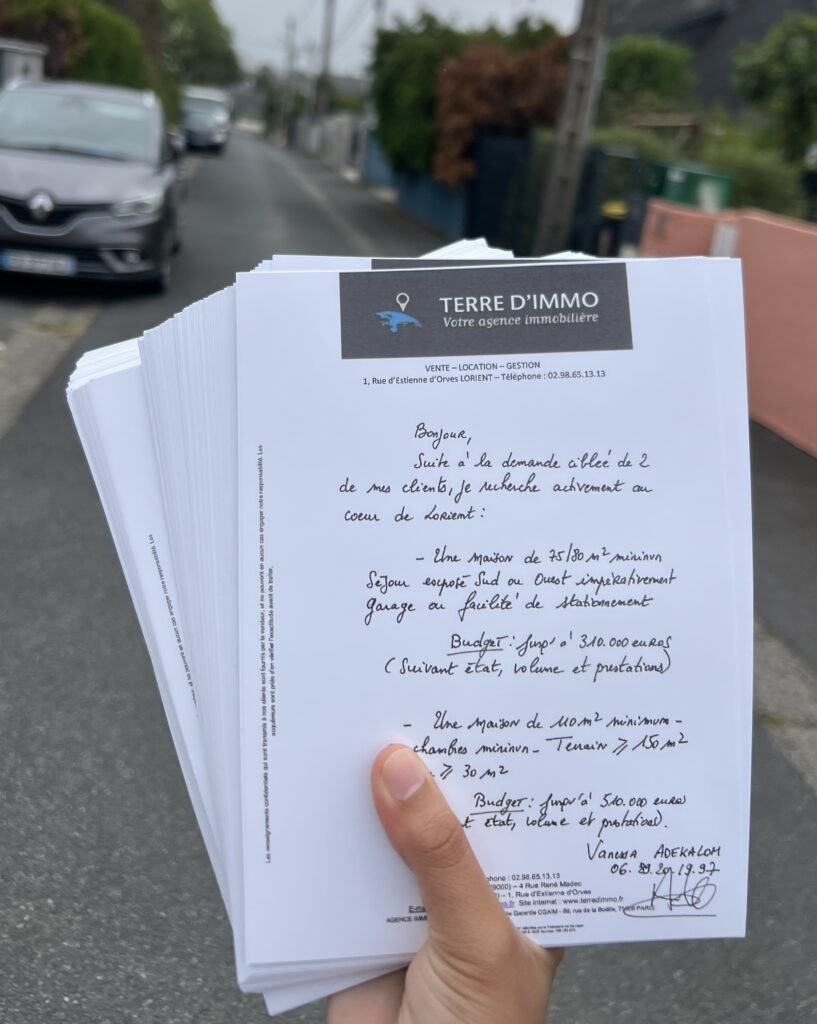 Prospection immobilière à Lorient 